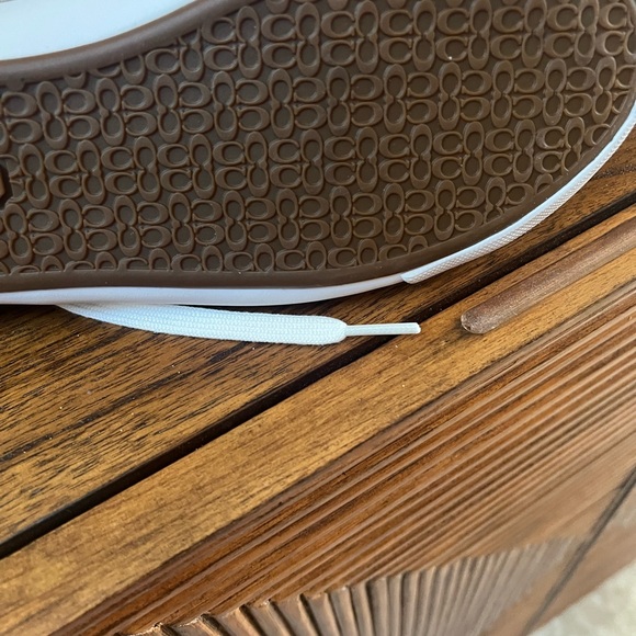 Coach Black and White Leopard Print Sneakers - Picture 16 of 16